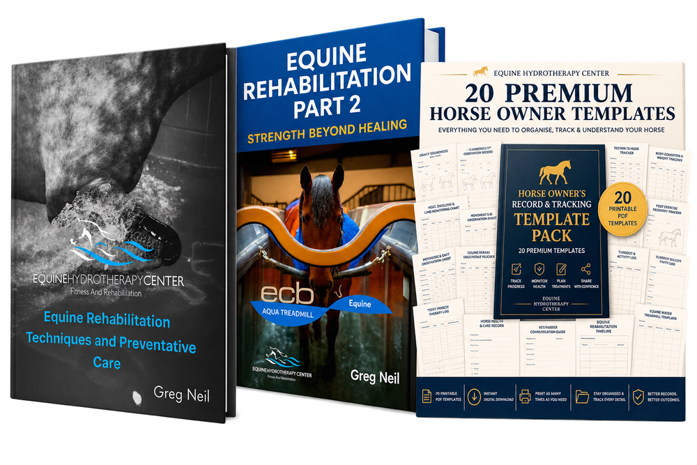 Complete Equine Rehabilitation Toolkit — 2 Guides + 20 Templates